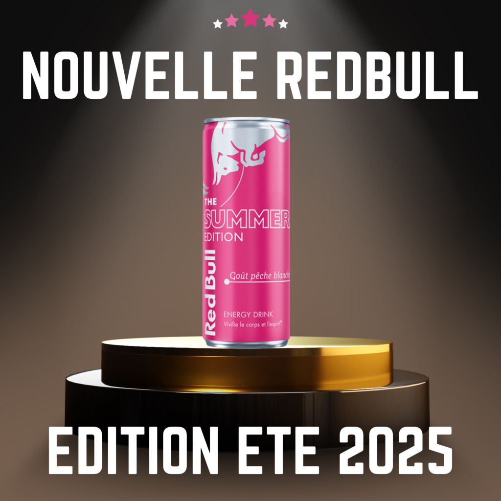 Redbull Peach White Edition Summer 2025 - Boucherie Saint Brieuc
